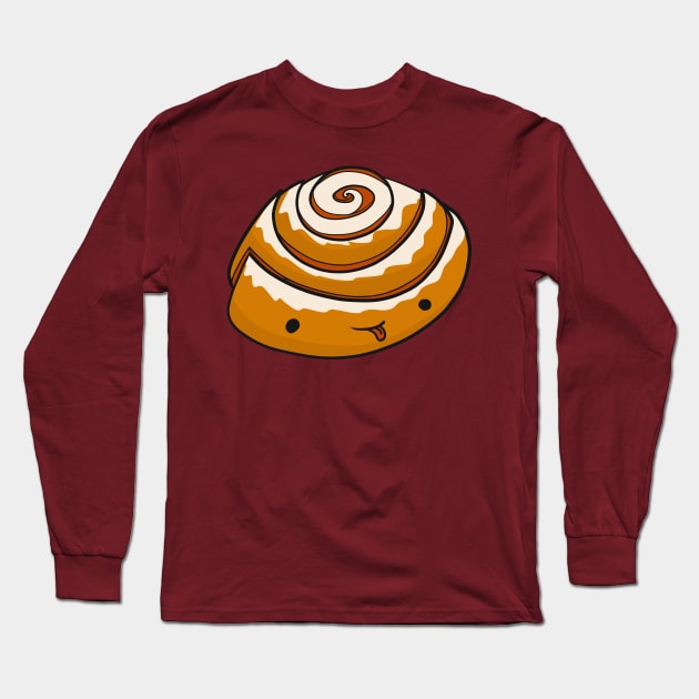 Cute Cinnamon roll Long Sleeve T-Shirt by Jrfiguer